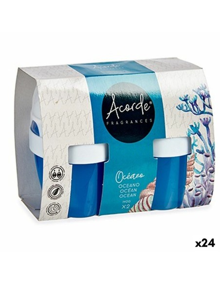 Conjunto de Ambientadores Gel Oceano (24 Unidades) | Tienda24 Tienda24.eu