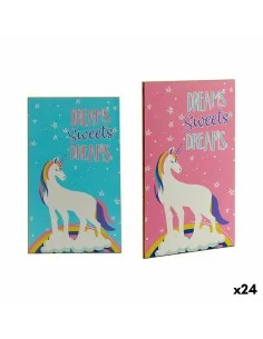 Painting Wood Unicorn 1 x 40 x 24 cm (24 Units) by Gift Decor, Wall Décor - Ref: S3624091, Price: 40,72 €, Discount: %