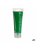 Pintura acrílica 75 ml Verde oscuro (12 Unidades) | Tienda24 Tienda24.eu