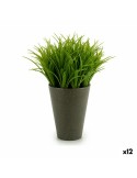 Planta Decorativa Plástico 11 x 18 x 11 cm Verde Cinzento (12 Unidades) | Tienda24 Tienda24.eu