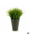 Plante décorative Plastique 11 x 18 x 11 cm Vert Gris (12 Unités) | Tienda24 Tienda24.eu