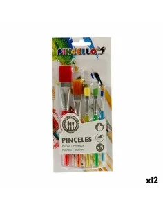 Paintbrushes Multicolour Set Sponge (12 Units) | Tienda24 Tienda24.eu