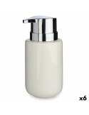 Distributeur de Savon Blanc Argenté Métal Céramique 300 ml (6 Unités) | Tienda24 Tienda24.eu