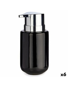 Seifenspender Home ESPRIT Weiß Schwarz Bambus Kristall 350 ml 15,5 x 8 x 19 cm (2 Stück) | Tienda24 Tienda24.eu