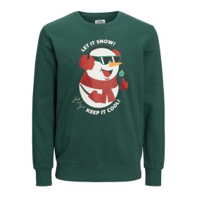 Felpa senza Cappuccio Uomo JORTOON Jack & Jones 23149 Verde di Jack & Jones, Uomo - Rif: S2023191, Prezzo: 0,00 €, Sconto: %