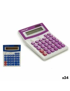 Calculadora Milan Branco Cor de Rosa 14,5 x 10,6 x 2,1 cm | Tienda24 Tienda24.eu