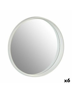 Wall mirror Romimex Silver polystyrene Circles 60 x 60 x 3 cm Circular | Tienda24 Tienda24.eu