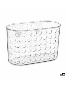 Portaoggetti da Doccia 19,3 x 12 x 9 cm Trasparente Plastica PVC (12 Unità) da Berilo, Accessori per la doccia - Ref: S362445...