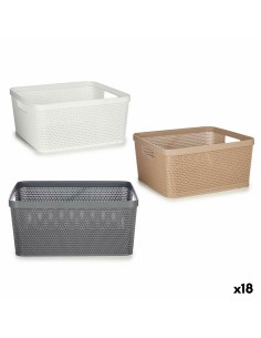 Cestino Multiuso Plastica 10 L 36 x 15 x 29 cm (18 Unità) da Kipit, Contenitori senza coperchio - Ref: S3624477, Precio: 47,6...