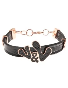 Bracciale Donna Victorio & Lucchino VJ0267BR Nero Rosa Acciaio da Victorio & Lucchino, Bracciali - Ref: S0309154, Precio: 40,...