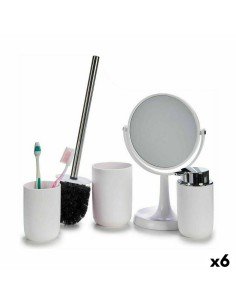 Bath Set Black 3 Pieces Plastic Bamboo | Tienda24 Tienda24.eu