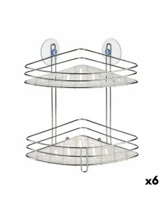 Rutschfeste Duschmatte Weiß PVC 53 x 52,5 x 1 cm (6 Stück) | Tienda24 Tienda24.eu