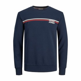 Sweat sans capuche homme Jack & Jones JJATLAS SWEAT CREW NECK 12224602 Blue marine de Jack & Jones, Homme - Réf : S2024505, P...