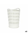 Panier à linge Blanc Plastique 50 L 44 x 56 x 41 cm (12 Unités) | Tienda24 Tienda24.eu