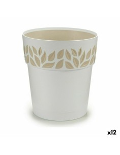 Plant pot Artevasi Light grey Plastic Circular Ø 30 cm | Tienda24 Tienda24.eu