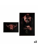 Quadro Gorilla bufalo Truciolare 81,5 x 3 x 121,5 cm (2 Unità) da Gift Decor, Dipinti - Ref: S3624702, Precio: 94,28 €, Descu...