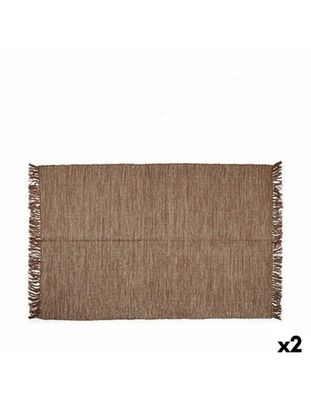 Tapis Marron 180 x 120 cm (2 Unités) | Tienda24 Tienda24.eu