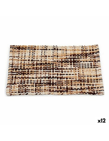 Badematte 50 x 80 cm Braun (12 Stück) | Tienda24 Tienda24.eu