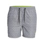 Calção de Banho Homem Jack & Jones BRANDED MINI 12228835 Branco | Tienda24 - Global Online Shop Tienda24.eu