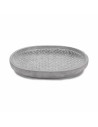 Flower Pot Dish With relief Grey 28 x 4 x 23 cm (6 Units) | Tienda24 Tienda24.eu