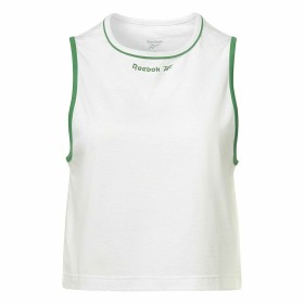 T-Shirt de Alças Mulher Reebok RIE TANK HT6259 Branco de Reebok, Mulher - Ref: S2024987, Preço: 20,81 €, Desconto: %