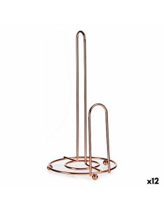 Bottle rack Alexandra House Living Brown Iron Fir wood 40 x 83 x 100 cm With wheels | Tienda24 Tienda24.eu