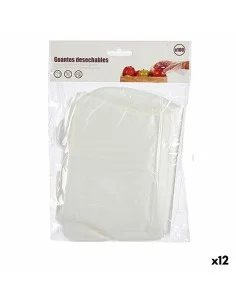 Guanti Monouso Set Trasparente Plastica (12 Unità) da BigBuy Home, Guanti - Ref: S3624794, Precio: €8.95, Descuento: %