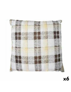 Kissen Creme Weiß 40 x 2 x 40 cm | Tienda24 Tienda24.eu