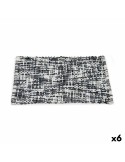 Tapis de Douche Antidérapant 50 x 80 cm Gris foncé (6 Unités) | Tienda24 Tienda24.eu