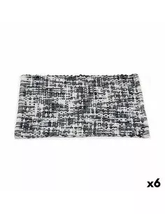 Alfombrilla Antideslizante para Ducha Gris PVC 68 x 36 x 1 cm (6 Unidades) | Tienda24 Tienda24.eu