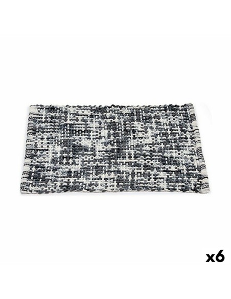 Tapis de Douche Antidérapant 50 x 80 cm Gris foncé (6 Unités) | Tienda24 Tienda24.eu