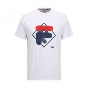 Maglia a Maniche Corte Uomo Fila FAM0447 10001 Bianco di Fila, Camicie e T-shirt sportive - Rif: S2025493, Prezzo: 21,95 €, S...