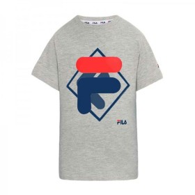 Child's Short Sleeve T-Shirt Fila FAT0340 80000 Grey by Fila, Boys - Ref: S2025500, Price: 18,98 €, Discount: %