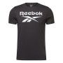 T-shirt à manches courtes homme Reebok BIG LOGO TEE HD4222 Noir de Reebok, T-shirts de sport - Réf : S2025511, Prix : 16,36 €...