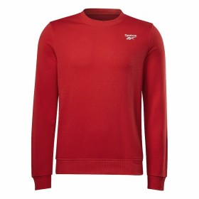 Sweat sans capuche homme Reebok RI FT LEFT CHEST IL4041 Rouge de Reebok, Homme - Réf : S2025532, Prix : 0,00 €, Remise : %