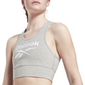 Top Desportivo de Mulher Reebok BRALET GR9393 Cinzento de Reebok, Mulher - Ref: S2025533, Preço: 16,63 €, Desconto: %