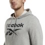 Herren Sweater mit Kapuze Reebok FT BIG LOGO OTH HZ8786 Grau von Reebok, Herren - Ref: S2025548, Preis: 44,00 €, Rabatt: %