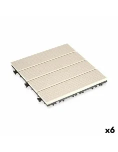 Einfügbare Kachel Zusammengesetzt Braun Polyäthylen 30 x 2,6 x 30 cm (6 Stück) | Tienda24 Tienda24.eu