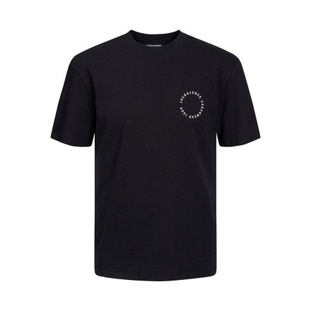 Maglia a Maniche Corte Uomo Jack & Jones JJSUNSET TEE SS CREW NECK 12221013 Nero di Jack & Jones, Camicie e T-shirt sportive ...