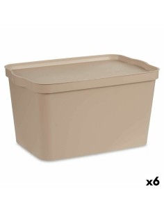 Aufbewahrungsbox mit Deckel Brico Dem Brico 55 L 63 x 43 x 29 cm (3 Stück) | Tienda24 Tienda24.eu