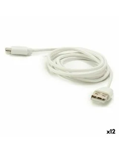 Cabo USB Belkin WIA008BTWH Branco 1,5 m (1 Unidade) | Tienda24 Tienda24.eu