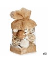 Decorative bauble White Brown 13 x 29 x 13 cm (12 Units) | Tienda24 Tienda24.eu