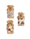 Decorative bauble White Brown 13 x 29 x 13 cm (12 Units) | Tienda24 Tienda24.eu