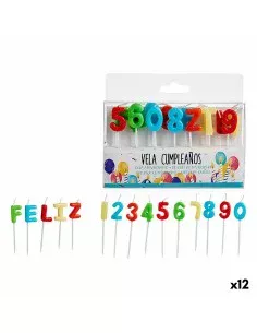 Vela Cumpleaños Número 0 (12 Unidades) | Tienda24 Tienda24.eu