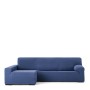 Funda para chaise longue de brazo largo izquierdo Eysa JAZ Azul 180 x 120 x 360 cm de Eysa, Sofás - Ref: D1604971, Precio: 20...