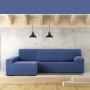 Funda para chaise longue de brazo largo izquierdo Eysa JAZ Azul 180 x 120 x 360 cm de Eysa, Sofás - Ref: D1604971, Precio: 20...