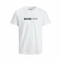 T-shirt à manches courtes enfant JJNEO TEE SS CREW JNR Jack & Jones 12225316 Blanc de Jack & Jones, T-shirts - Réf : S2026421...