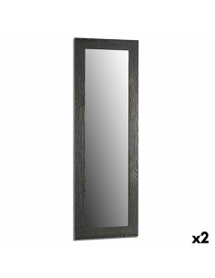 Espelho de parede 66 x 2 x 86 cm Cinzento Madeira Branco | Tienda24 Tienda24.eu