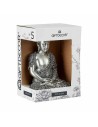 Decorative Figure Buddha Sitting Silver 17 x 32,5 x 22 cm (4 Units) | Tienda24 Tienda24.eu