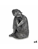 Statua Decorativa Buddha Seduto Argentato 20 x 30 x 20 cm (4 Unità) da Gift Decor, Soprammobili - Ref: S3625169, Precio: 71,5...